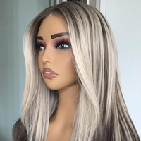 Tête de mannequin féminin en plastique à prix de gros, avec perruque réaliste et support de maquillage, style 24x40x48cm