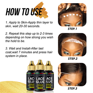 Sports Edition Super Strong Hold Lace <strong>Glue</strong> Custom Sweat Oil Resistant Waterproof Sport <strong>Wig</strong> <strong>Glue</strong> - Product Image 6