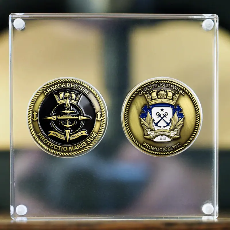 Pembuatan Pembuat Koin Kustom 3D Logam Campuran Seng Emas Perak Kuningan Logam Logo Koin Dibuat Sesuai Pesanan Souvenir Tantangan Koin