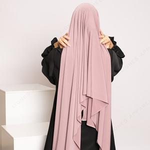 カスタマイズされた新しいイスラム教徒の女性のヒジャーブ多色イスラム教徒のスカーフ伝統的な控えめなドバイのヒジャーブ - Product Image 2