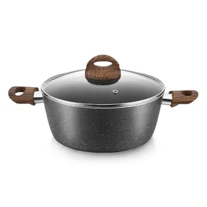 forged aluminum non stick soup pot home cooking soup pots set kitchen cookware soup & stock pots