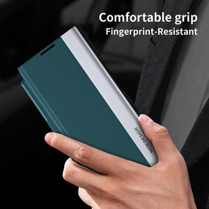 Étui en cuir avec support pour stylet pour <span class=keywords><strong>Samsung</strong></span> <span class=keywords><strong>Galaxy</strong></span> <span class=keywords><strong>Z</strong></span> TriFold / <span class=keywords><strong>Z</strong></span> Fold 8 Ultra / 7 6 <span class=keywords><strong>5</strong></span> 4 3, <span class=keywords><strong>coque</strong></span> arrière givrée antichoc pliable - Product Image 4