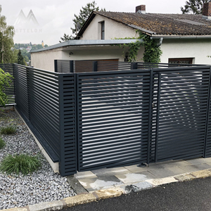 Paneles de Cerca Metálica Decorativa Personalizados, Postes de Cerca de Aluminio con Recubrimiento en Polvo para Seguridad y Mejora Estética del Área de la Piscina - Product Image 3