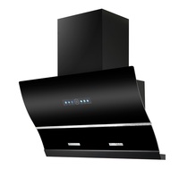 Hotte aspirante électrique murale intelligente pour cuisine connectée, avec panneau de commande en verre relevable, commande vocale IA, moteur en cuivre, Classe