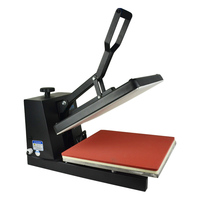 Presse à sublimation pour t-shirts de haute qualité 38*38 cm, machine de transfert thermique pour vinyle, presse à chaud numérique manuelle industrielle pour imprimante de t-shirts
