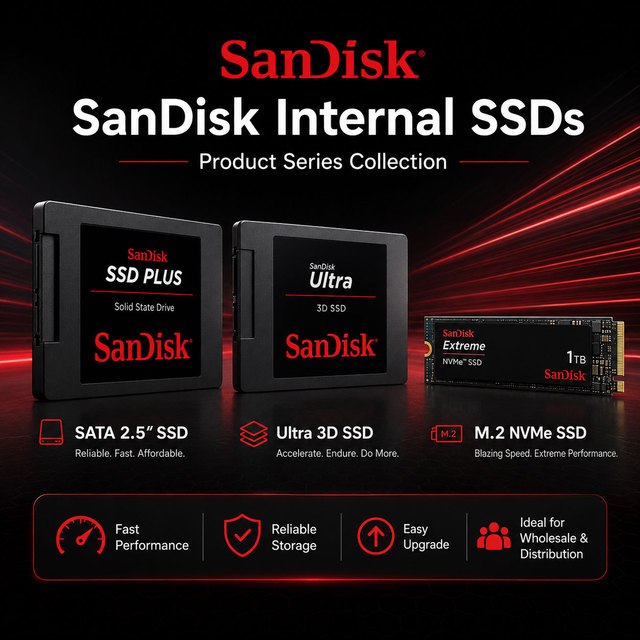 SANDISK Internal SSDs NVMe and SATA SSDs Distributors
