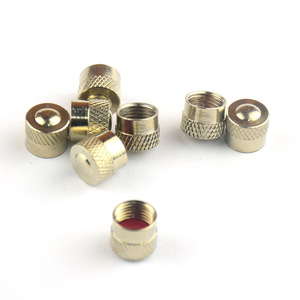 Tapas de válvula de latón para neumáticos de automóvil, válvula sin cámara, material de cobre, estándar americano. - Product Image 1