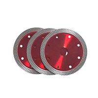 Roue de lame de scie diamantée mince pour meuleuse d'angle, disque de coupe de 115mm pour matériaux en céramique de verre