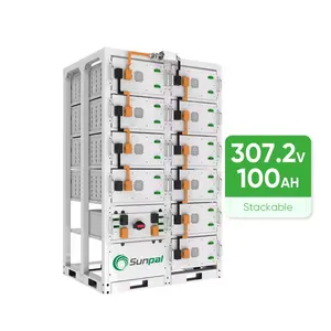 Sunpal Stapelbaar Energieopslagsysteem 15kva 307.2V 100ah Zonne-Energie Lithium Batterij Ups Systeem