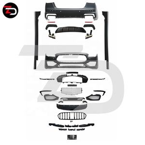 Pare-choc avant de Style Trofeo, pare-chocs arrière, jupes latérales de gril principal, pointe d'échappement pour <span class=keywords><strong>Maserati</strong></span> <span class=keywords><strong>Quattroporte</strong></span> 2012 à <span class=keywords><strong>2023</strong></span> - Product Image 2