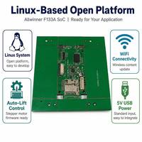Módulo PCBA de Reproductor de Video con Elevación Automática Personalizado, Allwinner F133A, Pantalla LCD 320x320, WiFi, Reproducción Local desde la Nube y SD, Alimentación USB-C 5V