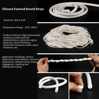 Bande d'étanchéité antidérapante autocollante en mousse de silicone de haute qualité ODM, découpe, extrusion, tailles personnalisées disponibles
