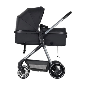 <span class=keywords><strong>Poussette</strong></span> bébé en métal haut de gamme avec grandes roues, pliable, chariot à pousser pour bébés de 0 à 4 ans - Product Image 4