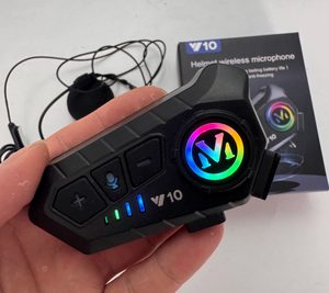 Venta caliente Y10 Estilo clásico Accesorios <span class=keywords><strong>de</strong></span> motocicleta Casco Auriculares inalámbricos Auriculares impermeables IPX6 <span class=keywords><strong>con</strong></span> batería <span class=keywords><strong>de</strong></span> larga duración - Product Image 6