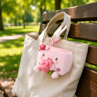 Peluches personnalisées en coton PP ultra doux de 8 pouces, série Tofu, pour promotion, mignonnes, pour machine à griffes