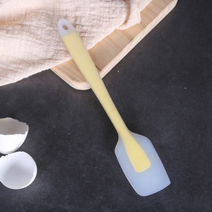 Kitchen Food Grade Silicone Spatula <b>Set</b> White <b>Baking</b> & Pastry Tools with Round Handle for Cooking & <b>Baking</b> - Product Image 3