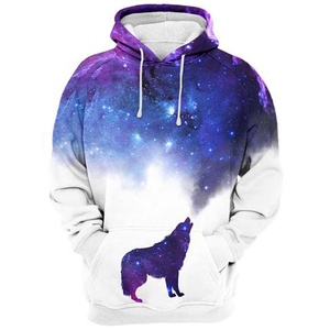 Sweat à capuche à sublimation personnalisé en polyester 100% pour homme - Product Image 5