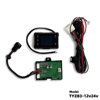 Kit de Contrôleur de Carte Mère Universel 12V 24V pour Chauffage de Stationnement avec Écran LCD et Faisceau de Câblage pour Réparation de Chauffage à Air Diesel