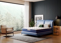 Matelas de lit hybride intelligent à fermeté moyenne, mode sommeil chaud, personnalisable, chauffant, hypoallergénique, garantie 5 ans