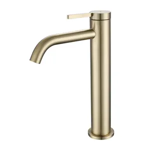 Factory Supply Lower Price Stainless Steel Europe Style Sink Modern Luxury Water Faucet For Hotel Bathroom