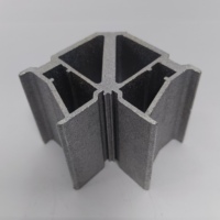 Support d'angle moderne Tengshuo en aluminium 6063-T5, durable, installation facile par vis, pour fenêtre et porte à rupture de pont thermique, sur mesure