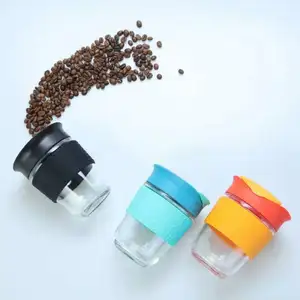 360Ml/12Oz Herbruikbare Koffie Met Siliconen Mouw