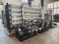 Système RO à double passage anti-salissure haute performance, membrane d'osmose inverse (RO) pour la réutilisation des eaux usées de galvanoplastie