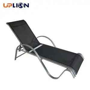 Uplion Outdoor Faltbarer Aluminium Freizeit pool Sun Lounger Beach Sling Chair Garden Sunbed