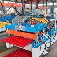 Machine de fabrication de rouleaux de panneaux de toiture en tuiles émaillées, bon prix