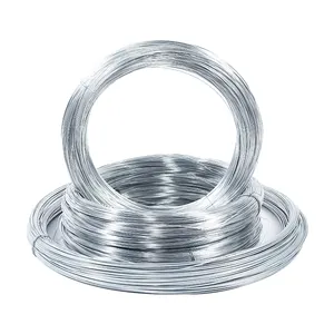 High Quality Galvanized Steel Wire Rods 0.55mm BWG 20-22 Oval Shape 12x14 Flat Galvanizing Wire 1.8mm Hot Dipped Iron Wire 1/4