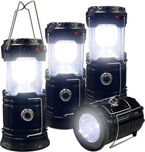 Lanterne de camping portable multifonctionnelle RTS, étanche IP44, rechargeable par USB, LED solaire, certifiée CE, à intensité variable - Product Image 1