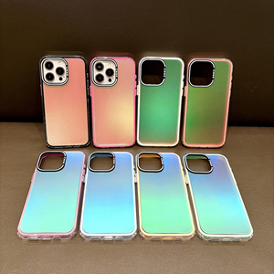 Long Lanh Gradient Điện Thoại Di Động Trường Hợp Đối Với iPhone 16 Pro Sang Trọng <span class=keywords><strong>Bling</strong></span> Điện Thoại Trường Hợp Đối Với iPhone 15 14 13 12 11 - Product Image 2