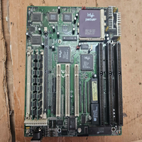 Plc Retro Shuttle HOT-555 Ver. Placa Base Socket7 1.4 para CPU &amp;   Suministro al por Mayor de Tarjetas RAM PCI ISA
