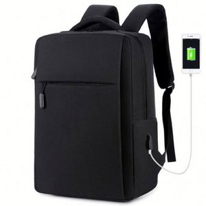 Large Capacity 20-39L Waterproof Multifunction Nylon USB Charger Anti-Theft Smart Unisex <b>Laptop</b> <b>Backpack</b> with Zipper Closure - Product Image 1