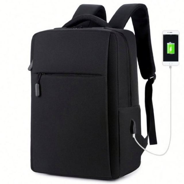 Large Capacity 20-39L Waterproof Multifunction Nylon USB Charger Anti-Theft Smart Unisex Laptop Backpack with Zipper Closure