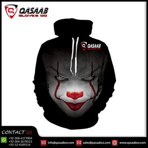 Skull-Art 2025 Sublimation Hoodie Automne Hiver Hommes Élégant Sweat Polyester Coton Personnalisé Imprimé Hoodies - Product Image 3