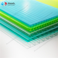 Alands sun sheets pc gaufrés sheets,polycarbonate pc hollow sheet,uv coating polycarbonate sheet serre