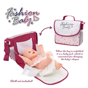 Baby <strong>Doll</strong> Changing Travel Diaper Storage Bag with Baby <strong>Doll</strong> Accessories Gift Set for Girls - Product Image 3