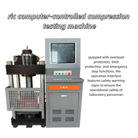 Nuova Macchina per Test di Compressione Idraulica Zbrk 2026, Controllo Completamente Automatico, Tester di Compressione per Calcestruzzo Operato da Computer