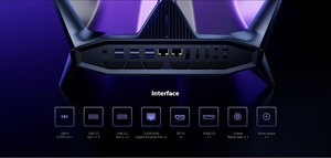 มินิพีซีเกมมิ่งรุ่น M2A รูปทรงปีก พร้อม Core I9-12900H RTX3080 หน่วยความจำวิดีโอ 64GB GDDR4 แรม DDR5 SSD ไฟ Ambient Light ปลั๊กแบบ UK รุ่น M2A D - Product Image 5