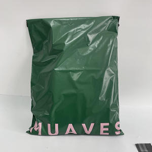 Wholesale Dark Green Plastic Shipping <b>Bag</b> Personalized Logo Printed Poly Mailer Express <b>Bag</b> for T-shirt Packaging - Product Image 4