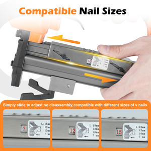KAMSIN V1015 Pneumatic <strong>Picture</strong> <strong>Frame</strong> <strong>Nailer</strong> Gun - 30 Gauge <strong>V</strong>-<strong>Nailer</strong>, Drives 5/16" to 19/32" (7-15mm) <strong>V</strong>-Nails <strong>for</strong> <strong>Picture</strong> Framing - Product Image 4