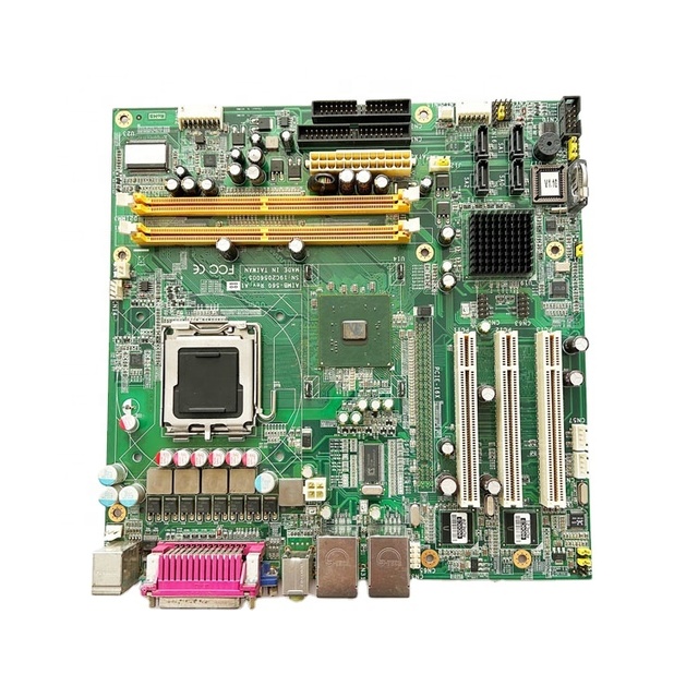 ADVANTECH AIMB-560 Rev. A1 AIMB-560G2 LGA775 Pentium 4/Celeron D Processor-based MicroATX with DDR2/Dual GbE LAN