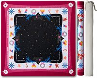 Tapis de Mahjong en Silicone Transfrontalier, Meilleures Ventes de Noël, Design Créatif, Personnalisable avec Vos Propres Images, Étanche et Résistant à l'Usure