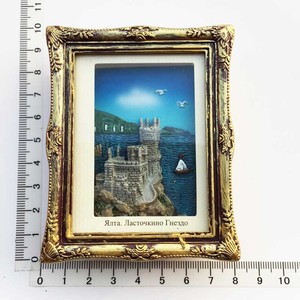 Nuốt lâu đài chủ đề trang trí nội thất tủ lạnh nam châm khung ảnh Giá vẽ qua biên giới bán buôn thủ công mỹ nghệ - Product Image 6