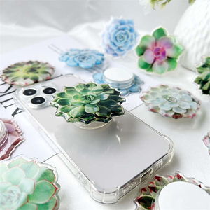 Simpatici portatelefono pieghevole espandibile con impugnatura a fiori porta <span class=keywords><strong>telefono</strong></span> per tutti gli Smartphone - Product Image 4