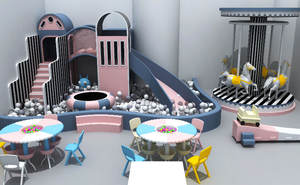 Aire de jeux pour enfants <span class=keywords><strong>rectangulaire</strong></span> moderne, fosse à balles pour bébé, labyrinthe, aire de jeux douce et élégante, petite <span class=keywords><strong>piscine</strong></span> à balles, garderie, école, écologique - Product Image 2