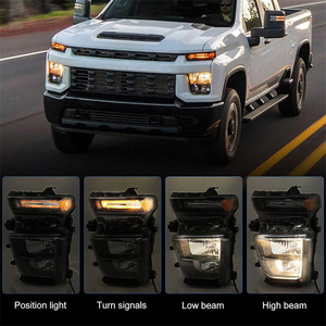 Assemblage de phare halogène pour Chevy Silverado 2500HD 3500HD 2020 2021 2022 <span class=keywords><strong>2023</strong></span> phare phare phare OEM 84738616 84738617 - Product Image 2
