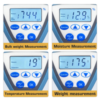 Medidor de Humedad Digital LCD de Alta Luminosidad, 24 Tipos, en Forma de Taza, para Granos de Arroz, Café, Cacao, Portátil, Rango de 3-35%, Precisión de 0.5%