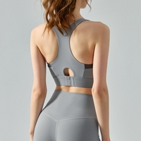 Soutien-gorge de sport pour femme Xsunwin, haute élasticité, haute résistance aux chocs, réglable, respirant, pour yoga, fitness, pilates, exercice WDS482